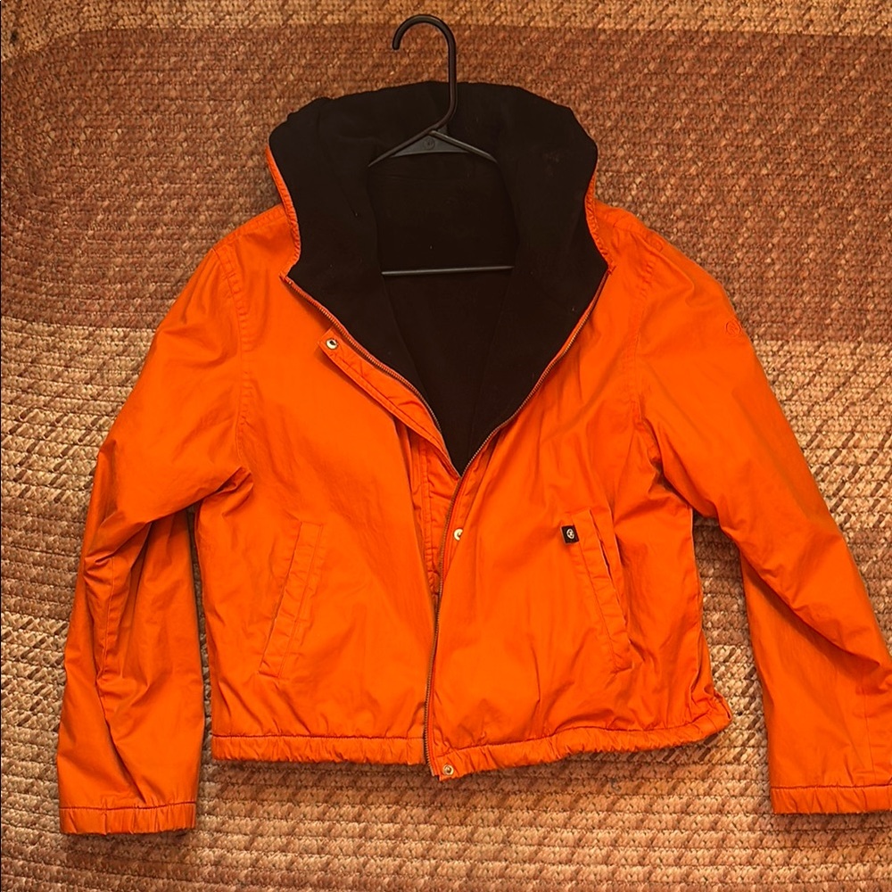 Vibrant Orange NAUTICA JEANS Jacket with Black Lining Reversible